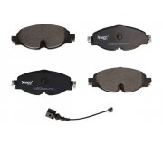 Тормозные колодки передние (с датчиком, 160x65x20) Volkswagen Tiguan / Фольксваген Тигуан 2007-2016 320222 DACO (Польша)