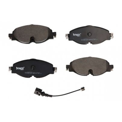 Гальмівні колодки передні (з датчиком, 160x65x20) Volkswagen Tiguan / Фольксваген Тігуан 2007-2016 320222 DACO (Польща)