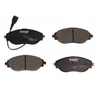 Тормозные колодки передние (с датчиком, 175.2x69.6x19.8) Volkswagen Tiguan / Фольксваген Тигуан 2007-2016 320223 DACO (Польша)