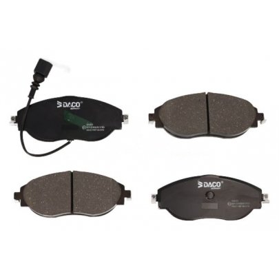 Гальмівні колодки передні (з датчиком, 175.2x69.6x19.8) Volkswagen Tiguan / Фольксваген Тігуан 2007-2016 320223 DACO (Польща)