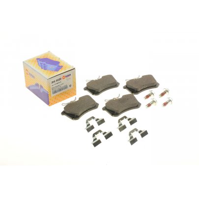 Гальмівні колодки задні (без датчика, 87x53x17) Volkswagen Tiguan / Фольксваген Тігуан 2007-2016 3698020 AUTOTECHTEILE (Німеччина)