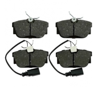 Тормозные колодки задние (c датчиком, 87x53x17) Volkswagen Tiguan / Фольксваген Тигуан 2007-2016 3698024 AUTOTECHTEILE (Германия)