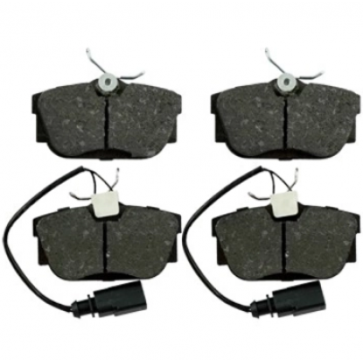 Тормозные колодки задние (c датчиком, 87x53x17) Volkswagen Tiguan / Фольксваген Тигуан 2007-2016 3698024 AUTOTECHTEILE (Германия)