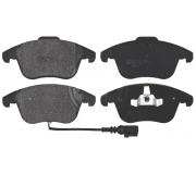 Гальмівні колодки передні (з датчиком, 155.2x72x19.8) Volkswagen Tiguan / Фольксваген Тігуан 2007-2016 37612 ABS (Нідерланди)