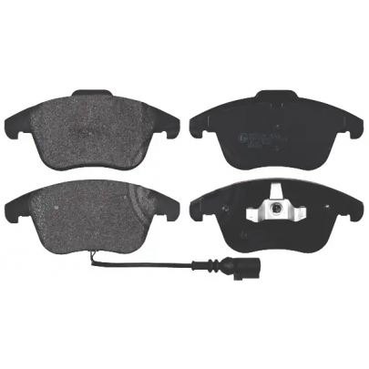 Гальмівні колодки передні (з датчиком, 155x66x20) Volkswagen Tiguan / Фольксваген Тігуан 2007-2016 37612 ABS (Нідерланди)