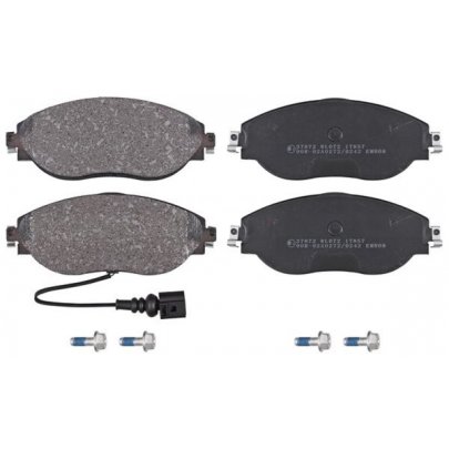 Тормозные колодки передние (с датчиком, 175.2x69.6x19.8) Volkswagen Tiguan / Фольксваген Тигуан 2007-2016 37872 ABS (Нидерланды)