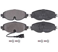 Гальмівні колодки передні (з датчиком, 160x65x20) Volkswagen Tiguan / Фольксваген Тігуан 2007-2016 37958 ABS (Нідерланди)