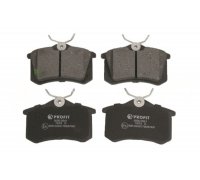 Гальмівні колодки задні (без датчика, 87x53x17) Volkswagen Tiguan / Фольксваген Тігуан 2007-2016 5000-0541 PROFIT (Чехія)