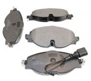 Тормозные колодки передние (с датчиком, 160x65x20) Volkswagen Tiguan / Фольксваген Тигуан 2007-2016 5000-4433 PROFIT (Чехия)