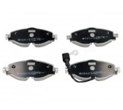 Гальмівні колодки передні (з датчиком, 160x65x20) Volkswagen Tiguan / Фольксваген Тігуан 2007-2016 500907 Japko (Італія)