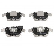 Гальмівні колодки передні (з датчиком, 155.2x72x19.8) Volkswagen Tiguan / Фольксваген Тігуан 2007-2016 500929 Japko (Італія)