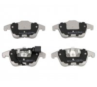 Гальмівні колодки передні (з датчиком, 155x66x20) Volkswagen Tiguan / Фольксваген Тігуан 2007-2016 500929 Japko (Італія)