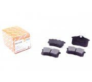 Гальмівні колодки задні (без датчика, 87x53x17) Volkswagen Tiguan / Фольксваген Тігуан 2007-2016 5040185 AUTOTECHTEILE (Німеччина)