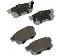 Гальмівні колодки задні (без датчика, 87x53x17) Volkswagen Tiguan / Фольксваген Тігуан 2007-2016 51-00-00002 Ashika (Італія)