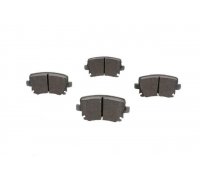 Гальмівні колодки задні (без датчика, 105.5x56x17) Volkswagen Tiguan / Фольксваген Тігуан 2007-2016 51-00-00007 Ashika (Італія)