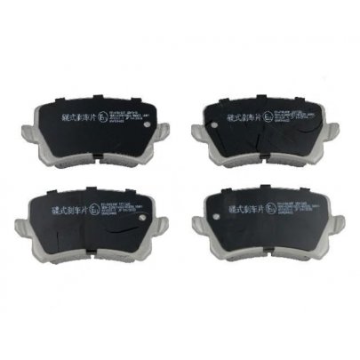 Гальмівні колодки задні (без датчика, 105.5x56x17) Volkswagen Tiguan / Фольксваген Тігуан 2007-2016 51-00-0904 Ashika (Італія)