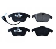 Гальмівні колодки передні (з датчиком, 155.2x72x19.8) Volkswagen Tiguan / Фольксваген Тігуан 2007-2016 55404 ASAM (Румунія)