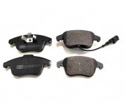 Гальмівні колодки передні (з датчиком, 155.2x72x19.8) Volkswagen Tiguan / Фольксваген Тігуан 2007-2016 573246 CHAMPION (США)