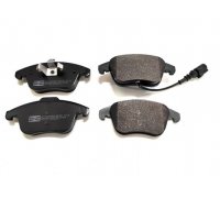 Гальмівні колодки передні (з датчиком, 155x66x20) Volkswagen Tiguan / Фольксваген Тігуан 2007-2016 573246 CHAMPION (США)