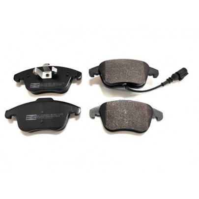 Гальмівні колодки передні (з датчиком, 155x66x20) Volkswagen Tiguan / Фольксваген Тігуан 2007-2016 573246 CHAMPION (США)