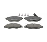 Гальмівні колодки передні (з датчиком, 175.2x69.6x19.8) Volkswagen Tiguan / Фольксваген Тігуан 2007-2016 573418 CHAMPION (США)