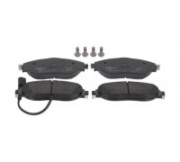 Тормозные колодки передние (с датчиком, 175.2x69.6x19.8) Volkswagen Tiguan / Фольксваген Тигуан 2007-2016 573418J JURID (Германия)