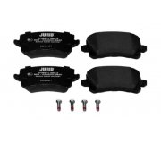 Гальмівні колодки задні (без датчика, 105.5x56x17) Volkswagen Sharan 2 / Фольксваген Шаран 2 2010-2022 573667J JURID (Німеччина)