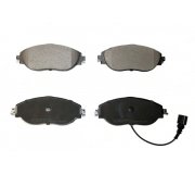 Гальмівні колодки передні (з датчиком, 175.2x69.6x19.8) Volkswagen Tiguan / Фольксваген Тігуан 2007-2016 5SP1734 SAMKO (Італія)