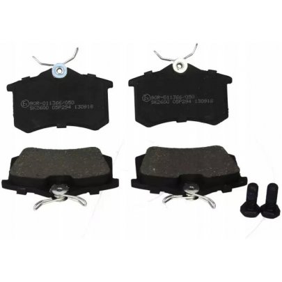 Тормозные колодки задние (без датчика, 87x53x17) Volkswagen Tiguan / Фольксваген Тигуан 2007-2016 5SP294 SAMKO (Италия)