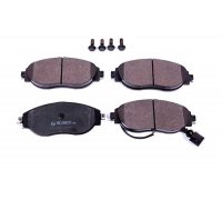 Тормозные колодки передние (с датчиком, 175.2x69.6x19.8) Volkswagen Tiguan / Фольксваген Тигуан 2007-2016 6000069 Kraft Automotive (Германия)
