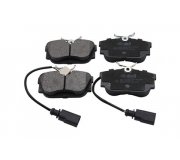 Тормозные колодки задние (c датчиком, 87x53x17) Volkswagen Tiguan / Фольксваген Тигуан 2007-2016 66980001801 VIKA (Тайвань)