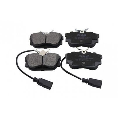 Тормозные колодки задние (c датчиком, 87x53x17) Volkswagen Tiguan / Фольксваген Тигуан 2007-2016 66980001801 VIKA (Тайвань)