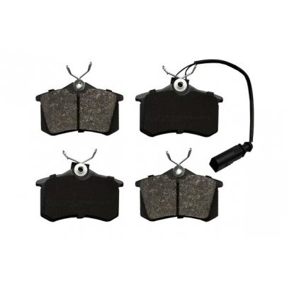 Тормозные колодки задние (c датчиком, 87x53x17) Volkswagen Tiguan / Фольксваген Тигуан 2007-2016 71727 ASAM (Румыния)