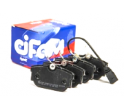 Гальмівні колодки задні (з датчиком, 87x53x17) Volkswagen Tiguan / Фольксваген Тігуан 2007-2016 822-346-1 CIFAM (Італія)