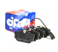 Тормозные колодки задние (c датчиком, 87x53x17) Volkswagen Tiguan / Фольксваген Тигуан 2007-2016 822-346-1 CIFAM (Италия)