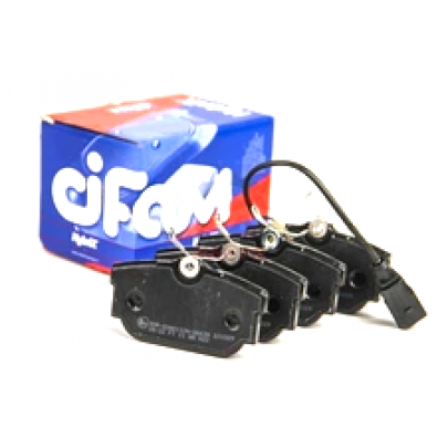 Тормозные колодки задние (c датчиком, 87x53x17) Volkswagen Tiguan / Фольксваген Тигуан 2007-2016 822-346-1 CIFAM (Италия)