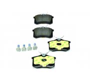 Тормозные колодки задние (без датчика, 87x53x17) Volkswagen Tiguan / Фольксваген Тигуан 2007-2016 8DB355017-711 HELLA (Германия)