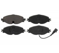 Тормозные колодки передние (с датчиком, 160x65x20) Volkswagen Tiguan / Фольксваген Тигуан 2007-2016 ADV184233 BLUE PRINT (Польша)