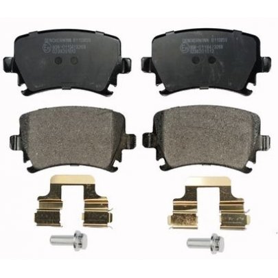 Гальмівні колодки задні (без датчика, 105.5x56x17) Volkswagen Tiguan / Фольксваген Тігуан 2007-2016 B110859 DENCKERMANN (Польща)