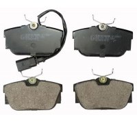 Тормозные колодки задние (c датчиком, 87x53x17) Volkswagen Tiguan / Фольксваген Тигуан 2007-2016 B110901 DENCKERMANN (Польша)