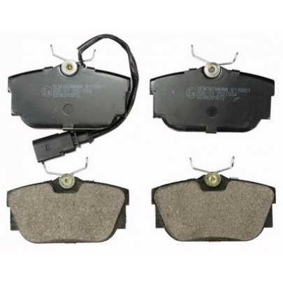 Тормозные колодки задние (c датчиком, 87x53x17) Volkswagen Tiguan / Фольксваген Тигуан 2007-2016 B110901 DENCKERMANN (Польша)