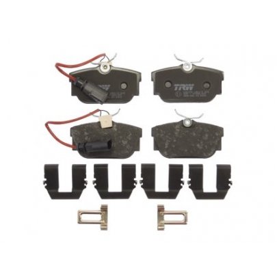 Тормозные колодки задние (c датчиком, 87x53x17) Volkswagen Tiguan / Фольксваген Тигуан 2007-2016 BDS207 STARLINE (Чехия)