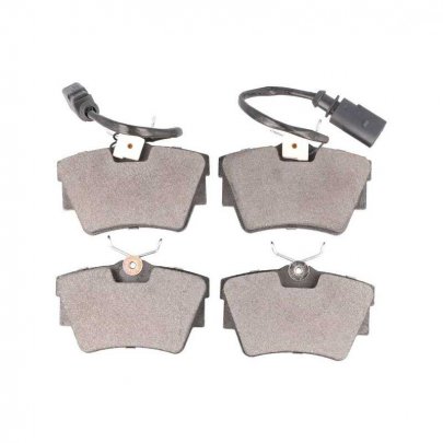 Тормозные колодки задние (c датчиком, 87x53x17) Volkswagen Tiguan / Фольксваген Тигуан 2007-2016 BP-10338 OPTIMAL (Германия)