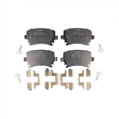 Тормозные колодки задние (без датчика, 105.5x56x17) Volkswagen Tiguan / Фольксваген Тигуан 2007-2016 BP-12179 OPTIMAL (Германия)