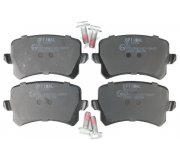 Гальмівні колодки задні (без датчика, 105.5x56x17) Volkswagen Sharan 2 / Фольксваген Шаран 2 2010-2022 BP-12334 OPTIMAL (Німеччина)