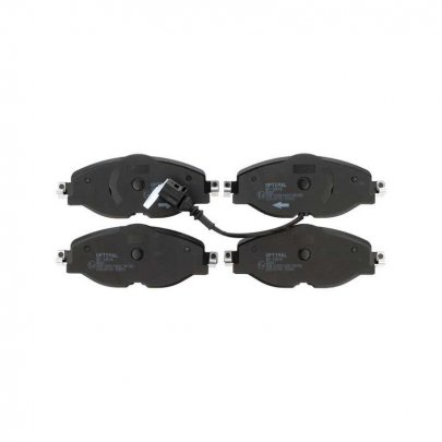 Гальмівні колодки передні (з датчиком, 160x65x20) Volkswagen Tiguan / Фольксваген Тігуан 2007-2016 BP-12618 OPTIMAL (Німеччина)