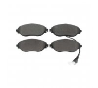 Тормозные колодки передние (с датчиком, 175.2x69.6x19.8) Volkswagen Tiguan / Фольксваген Тигуан 2007-2016 BP-12802 OPTIMAL (Германия)