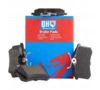 Тормозные колодки задние (c датчиком, 87x53x17) Volkswagen Tiguan / Фольксваген Тигуан 2007-2016 BP1285 QUINTON HAZELL (Великобритания)