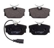 Гальмівні колодки задні (з датчиком, 87x53x17) Volkswagen Tiguan / Фольксваген Тігуан 2007-2016 BP2957 BREMSI (Італія)