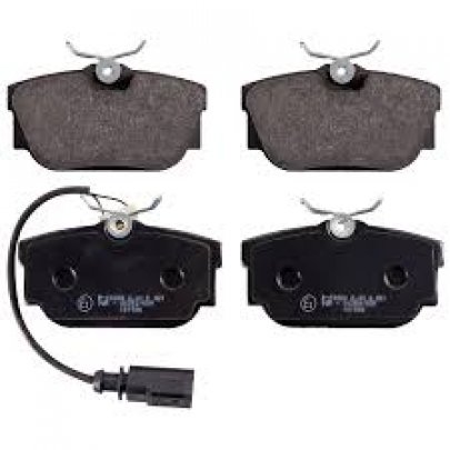 Гальмівні колодки задні (з датчиком, 87x53x17) Volkswagen Tiguan / Фольксваген Тігуан 2007-2016 BP2957 BREMSI (Італія)